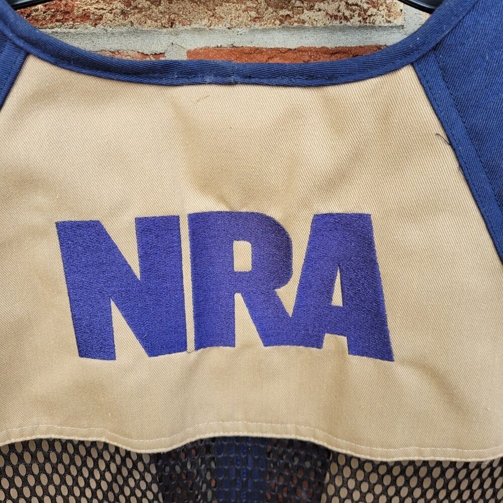 NRA National Rifle Association Double Pad Shooting and Game Vest Men's Size XL - Picture 3 of 7